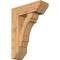 Ekena Millwork Olympic Slat Smooth Bracket w/ Offset Brace, Western Red Cedar, 7 1/2"W x 22"D x 30"H BKT0806X22X30OLY06SWR - alternate 1